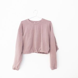 Aritzia Group by Babaton Mauve Region Leisure Sweatshirt Size Medium